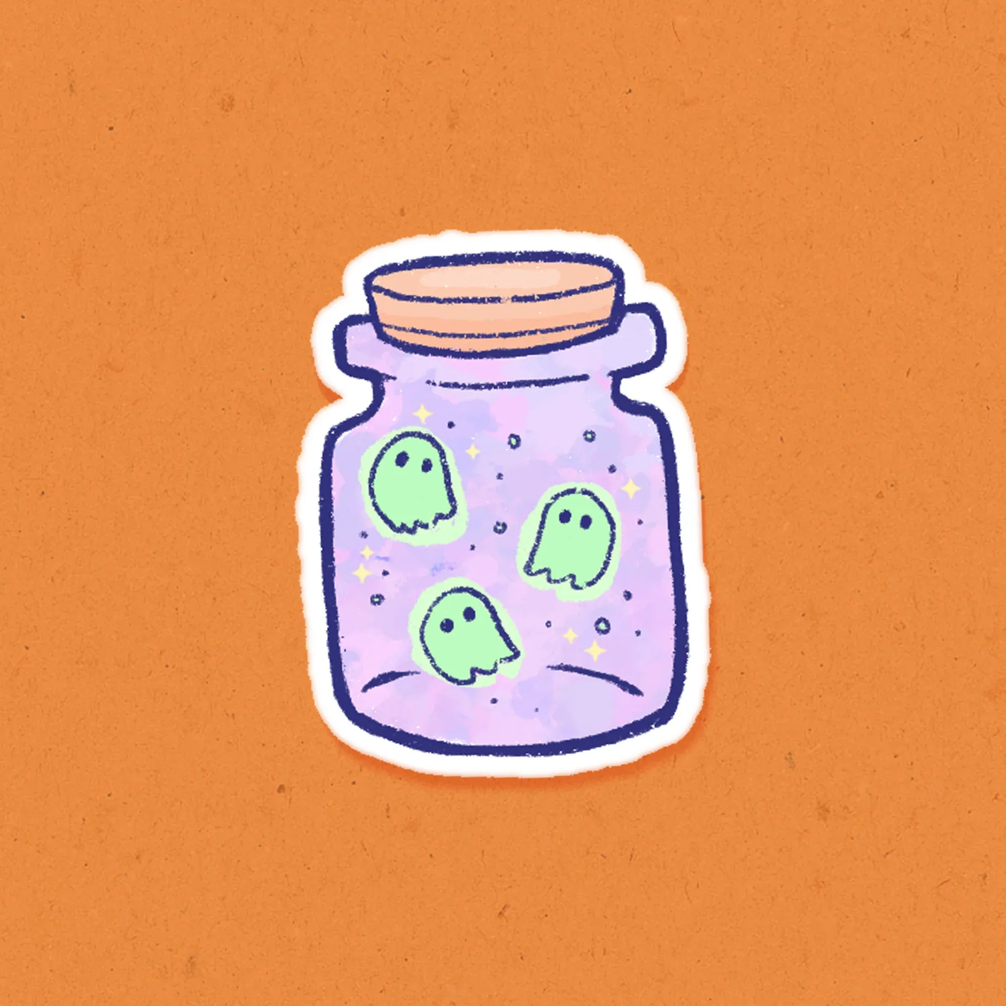 Jar of Boos Sticker