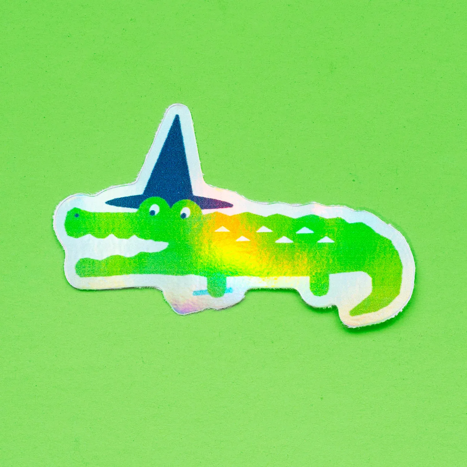 Magic Alligator Holographic Sticker