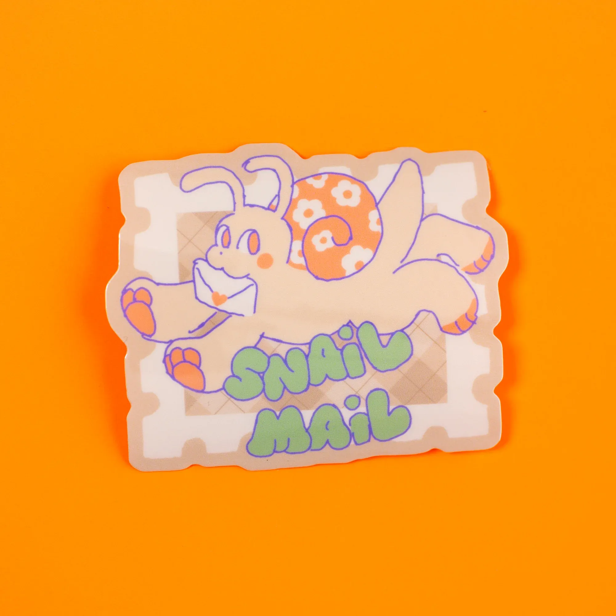 snail mail sticker