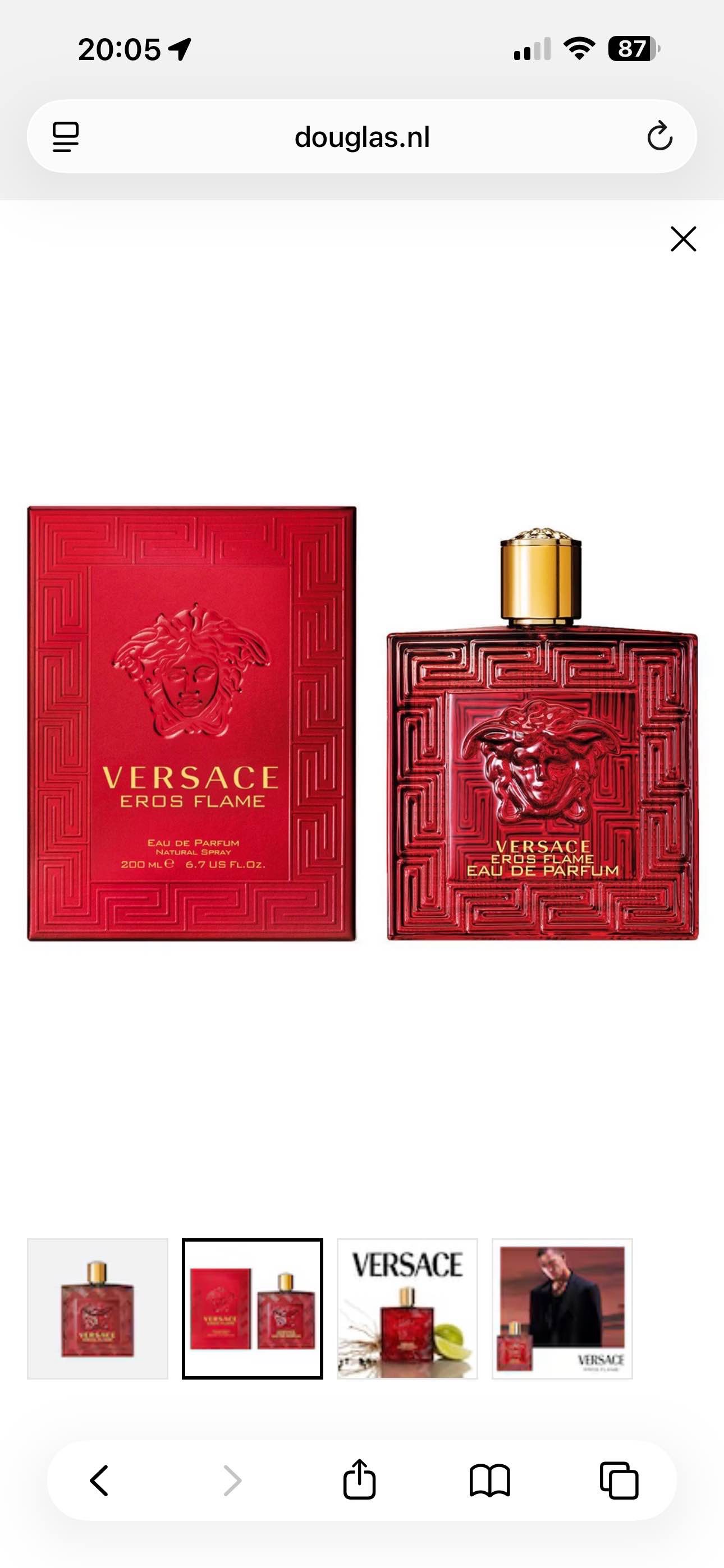 Eu de Parfum Versace Eros Flame