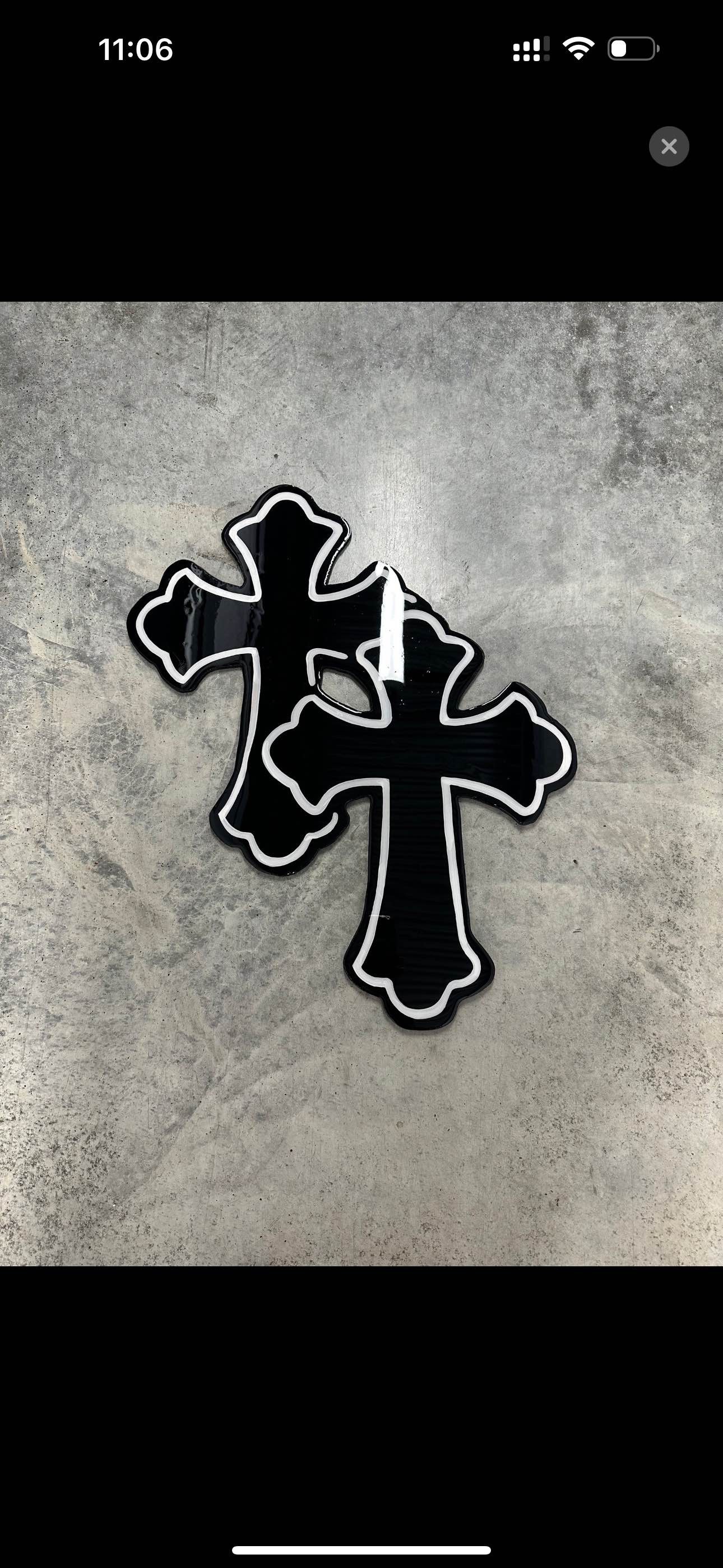 Chrome Hearts Crosses Wall Art