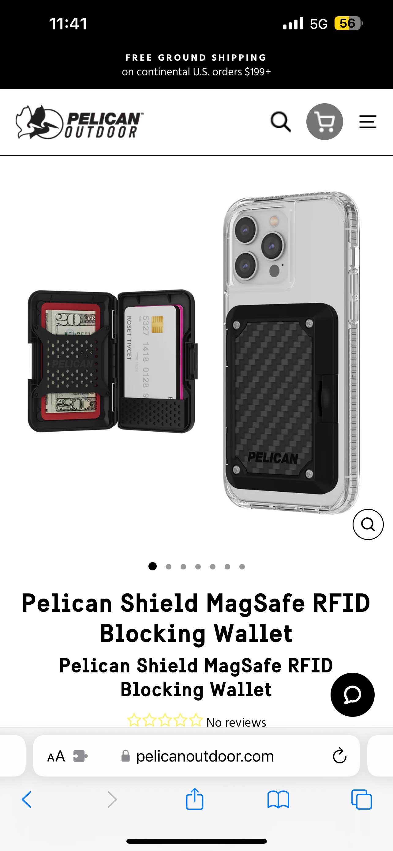 Pelican Shield MagSafe RFID Blocking Wallet