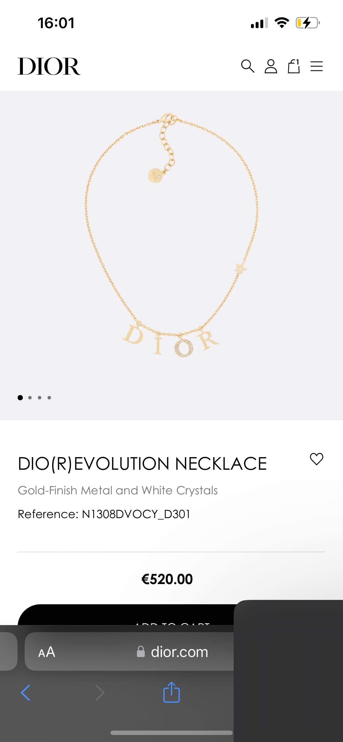 Dior neclace
