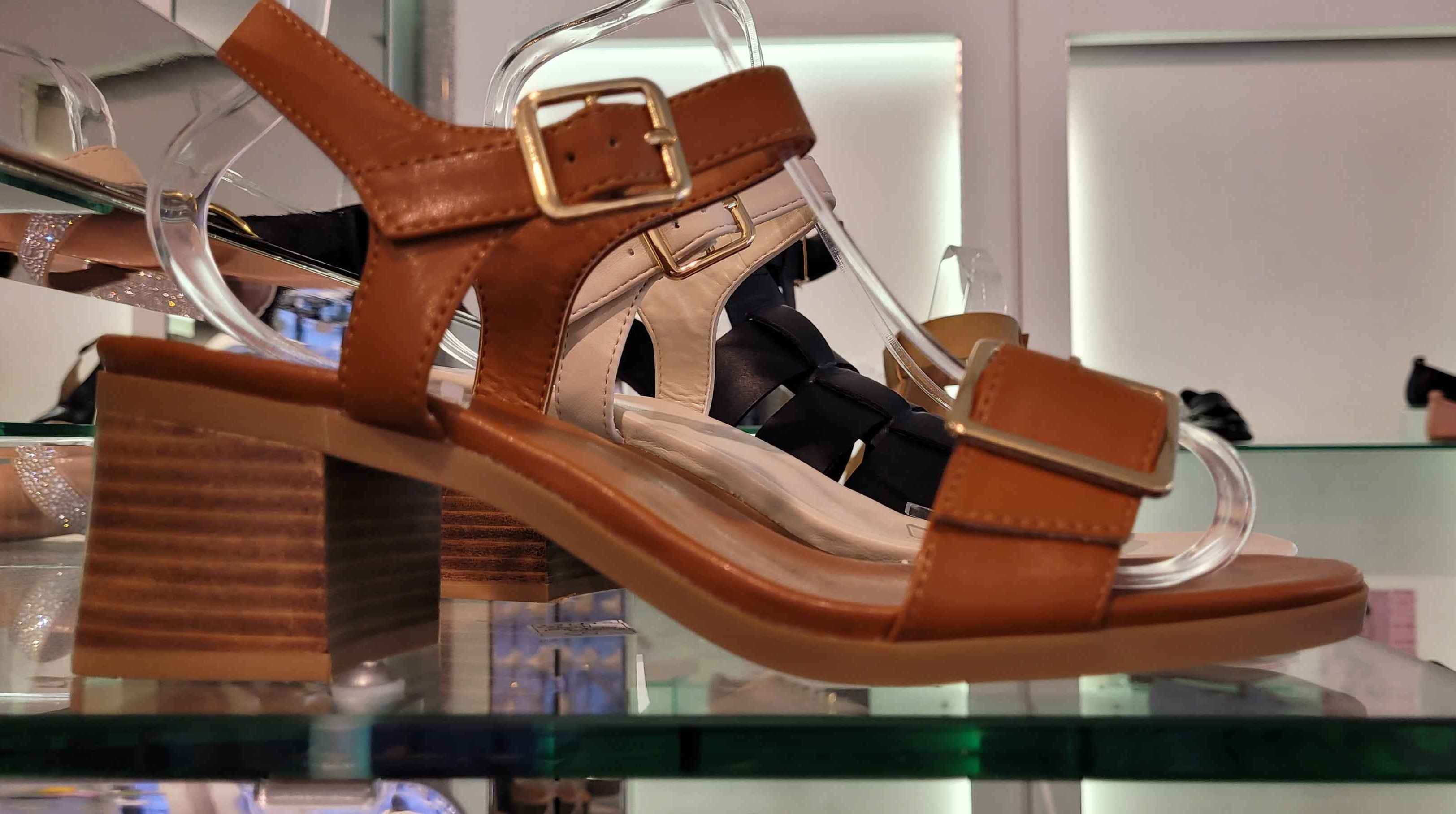 Manning Block Heel Sandals Tan