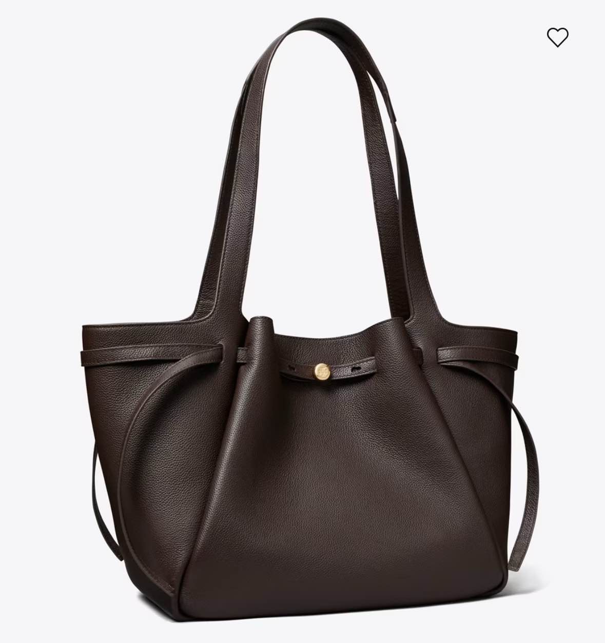 TORY BURCH Romy Tote in Deep brown