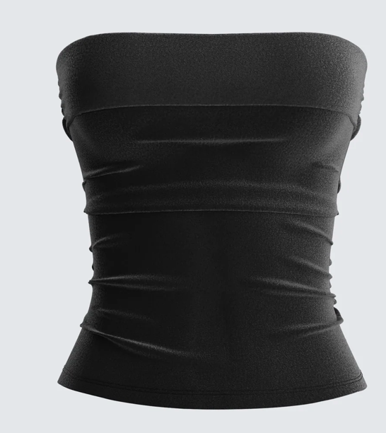 Ayla Black Velvet Tube Top