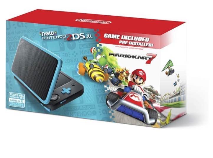 New Nintendo 2DS XL - Black + Turquoise With Mario Kart 7 Pre-installed - Nintendo 2DS - Nintendo 3DS: Nintendo 3DS: Video Games - Amazon.ca