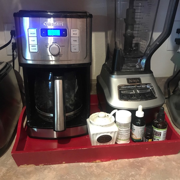 Serving Tray for my coffee pot area - approx 17x13