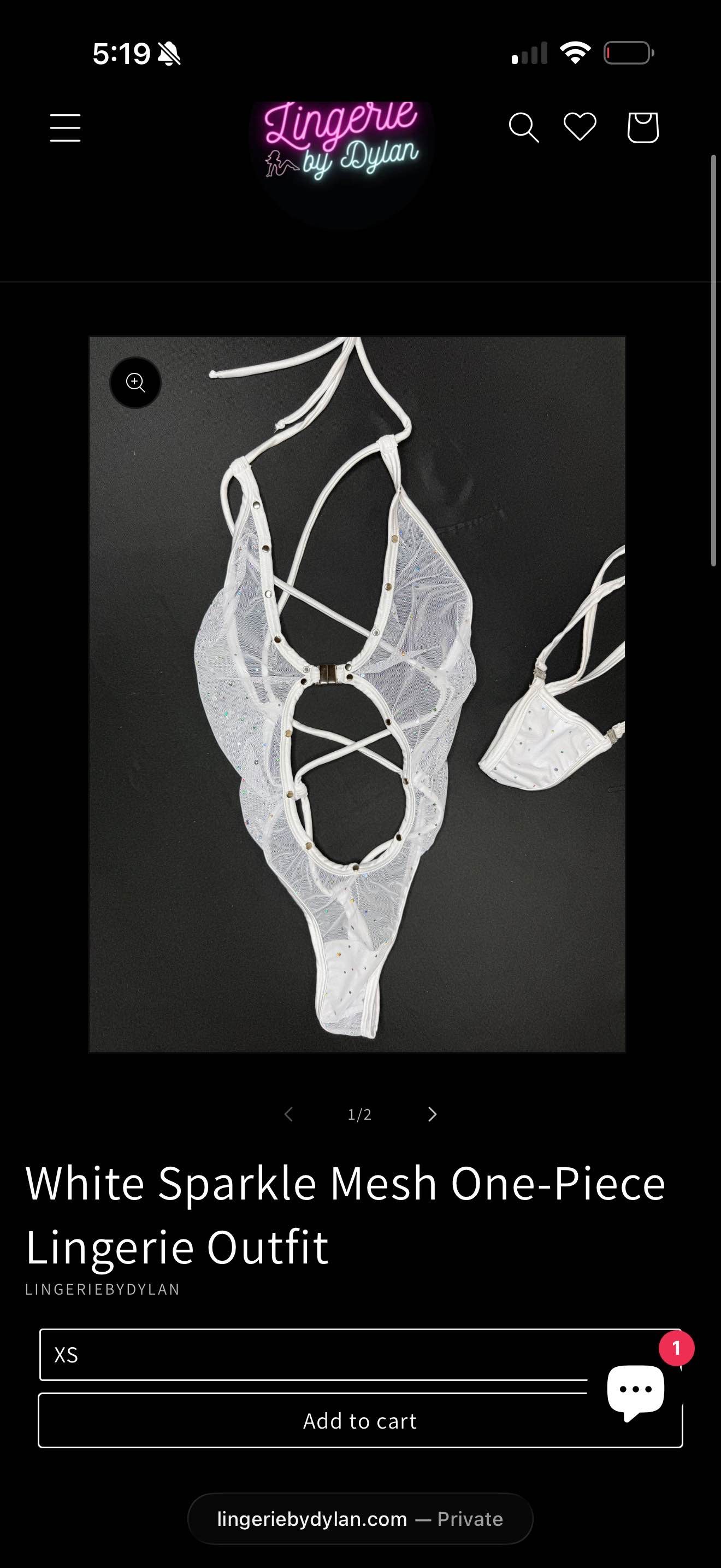 white mesh one piece 🦢