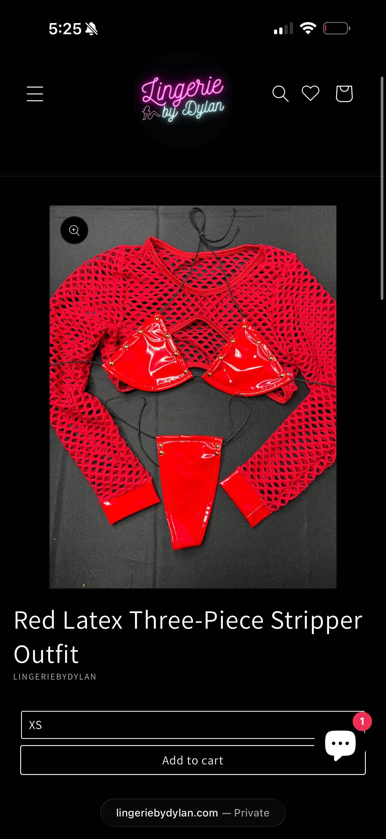 red latex micro with mesh 💋