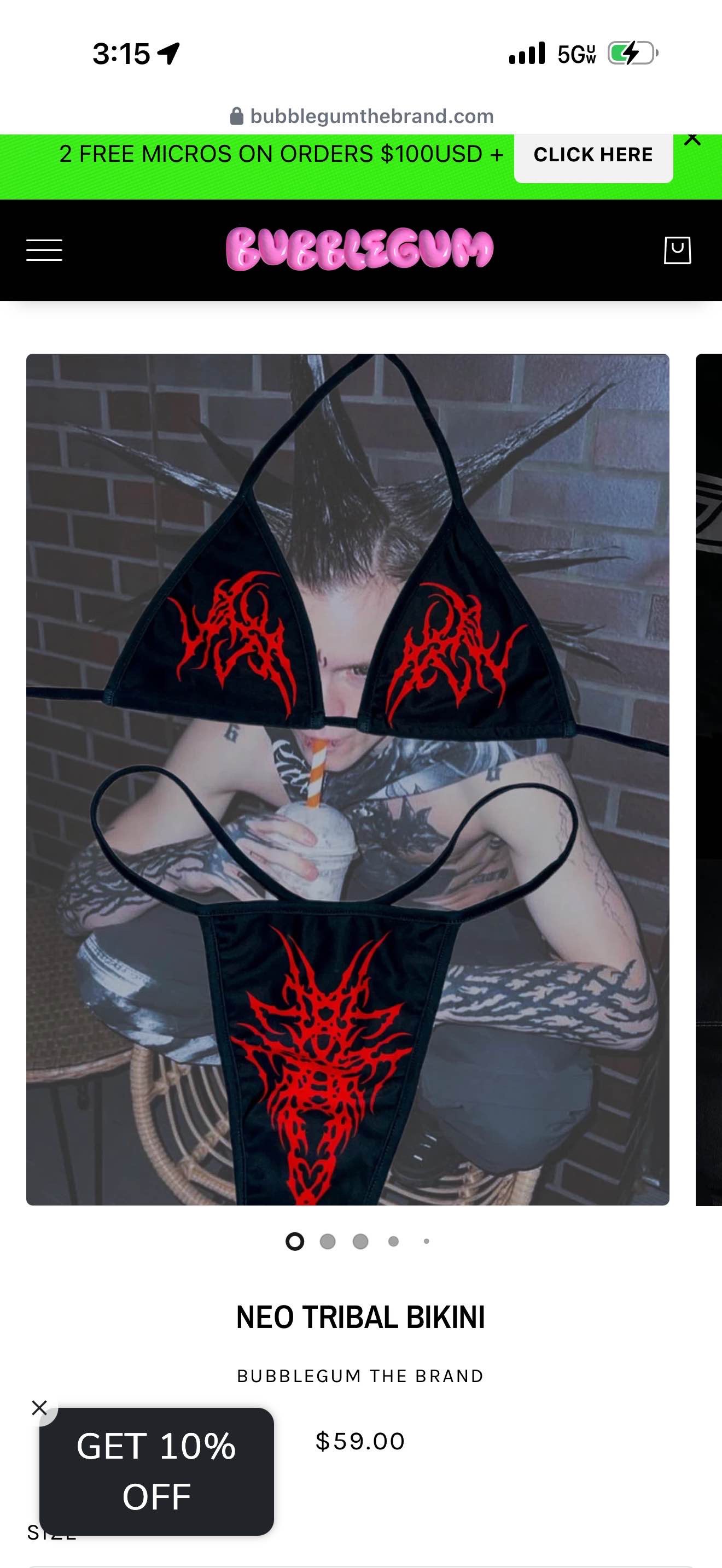 neo tribal bikini 👹