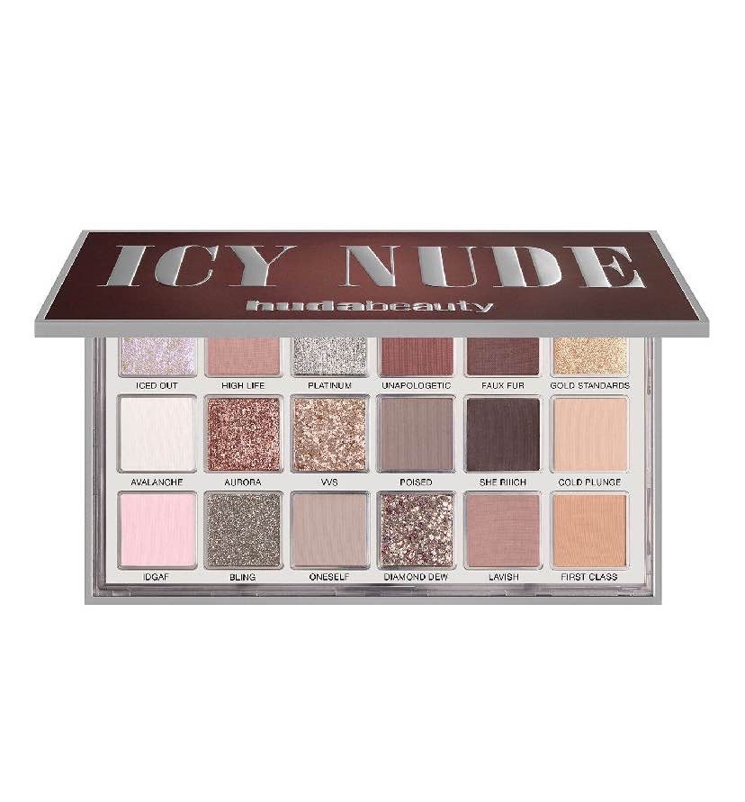 Huda beauty icy nude palette