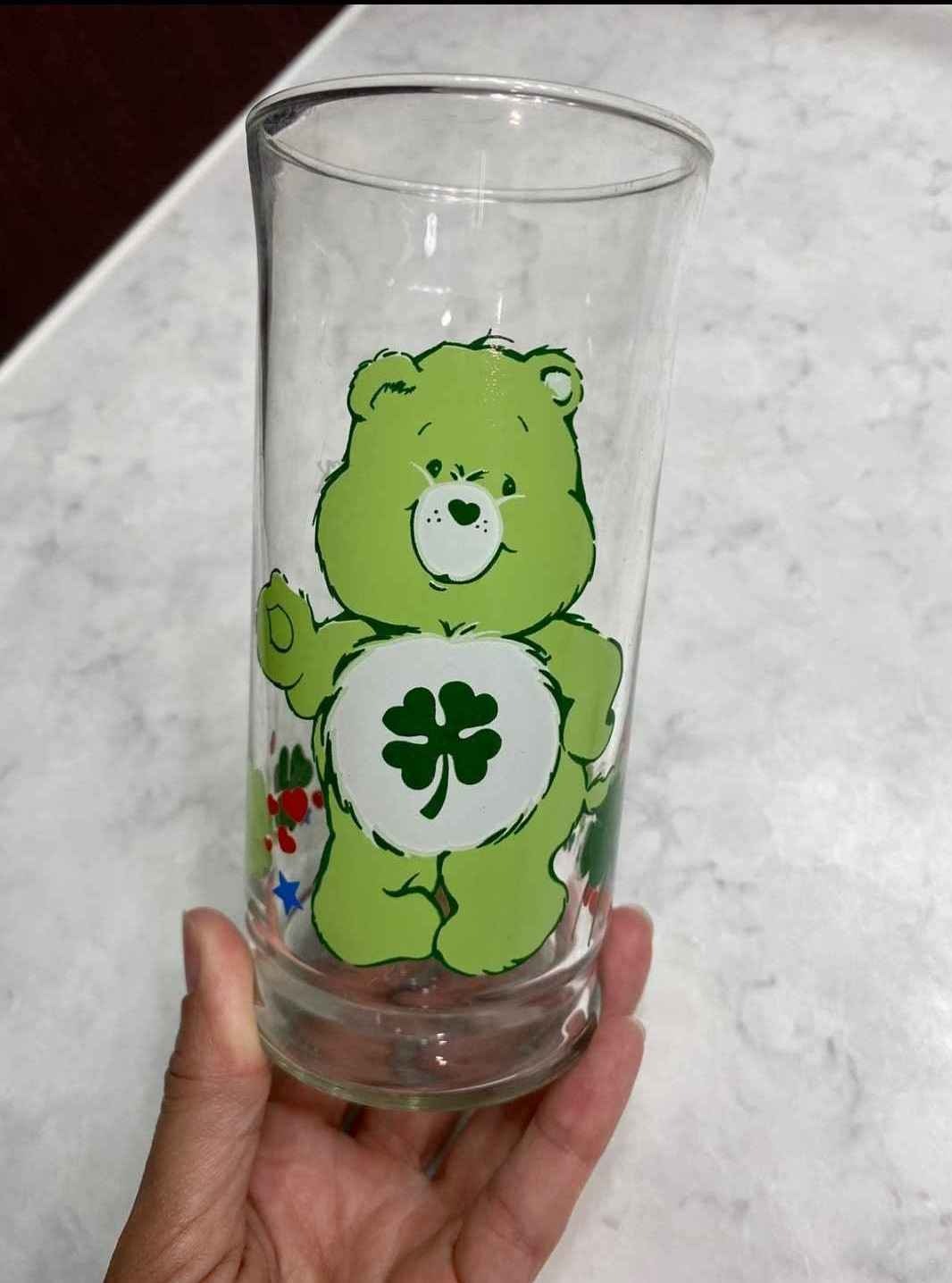 care bears pizza hut glass