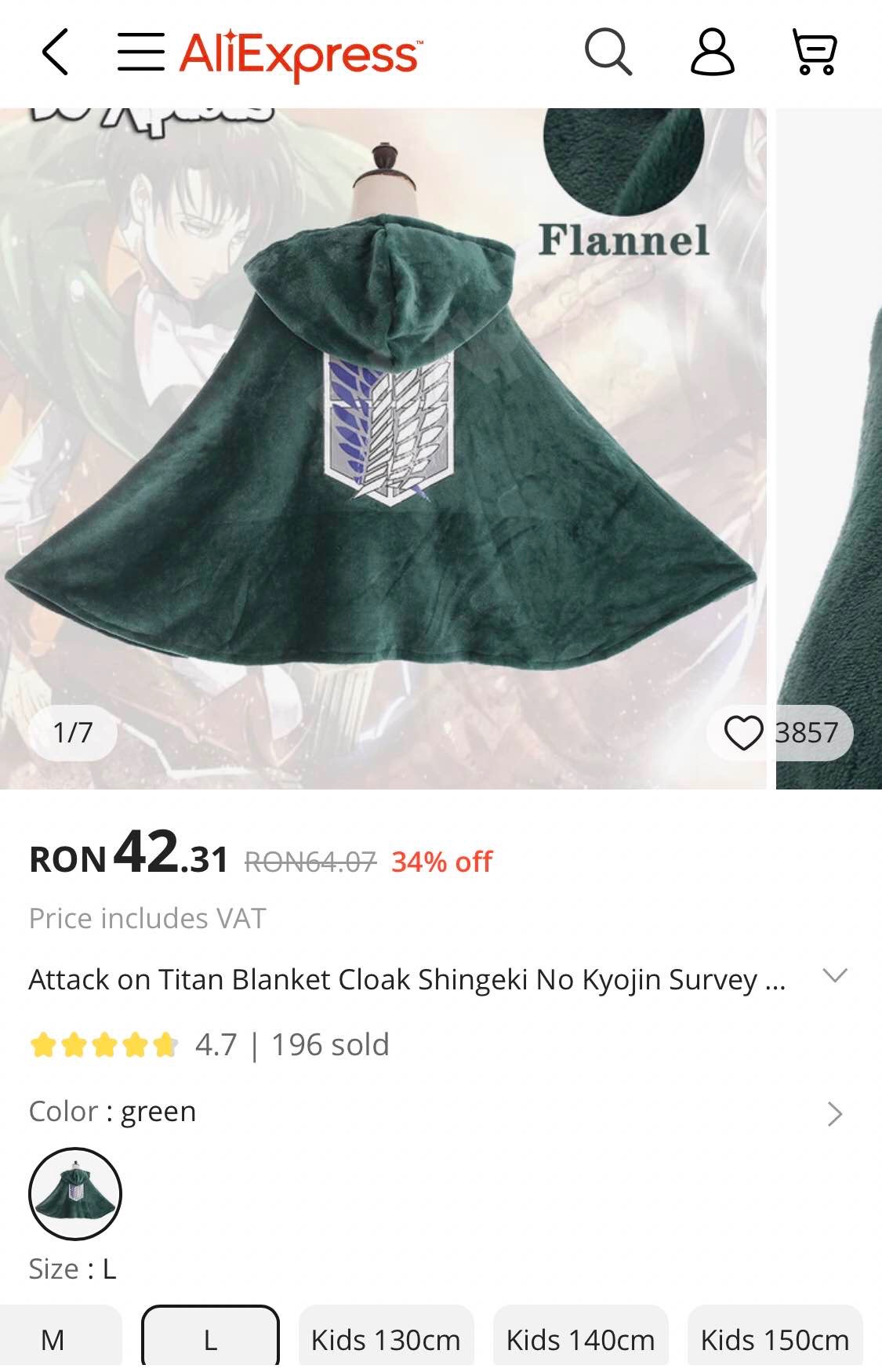 Attack on Titan Blanket Cloak Shingeki No Kyojin Survey