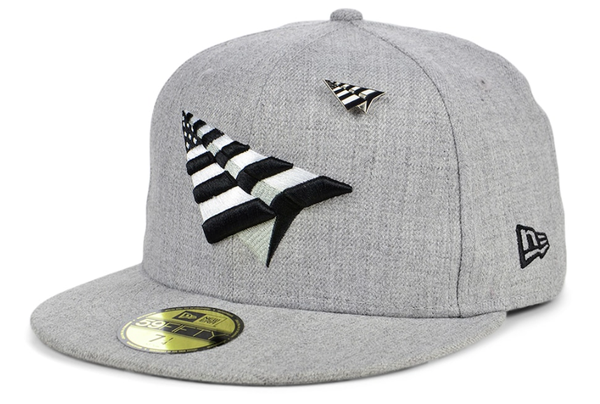 Paper Planes New Era 59FIFTY Fitted Hat - Heather Gray