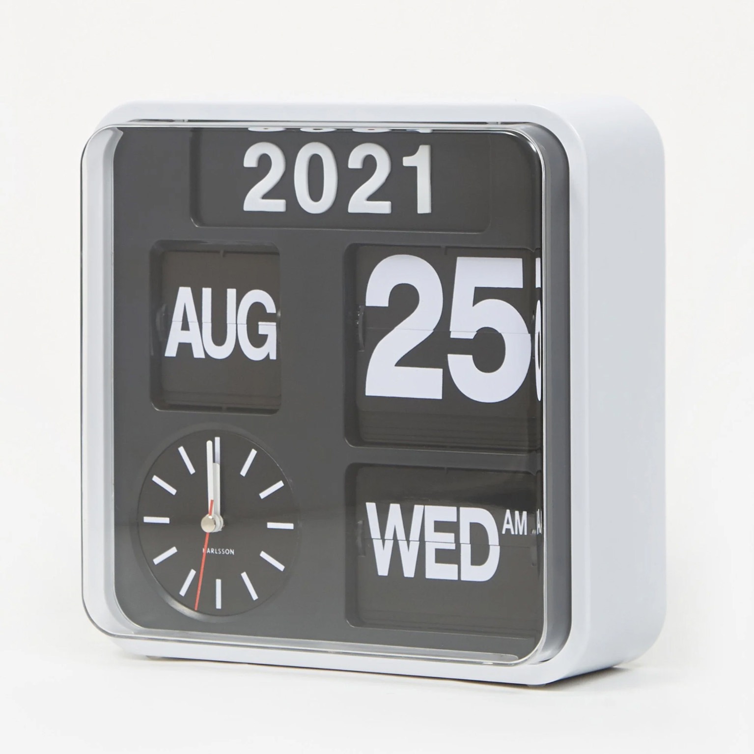 Karlsson Mini Flip Clock - White
