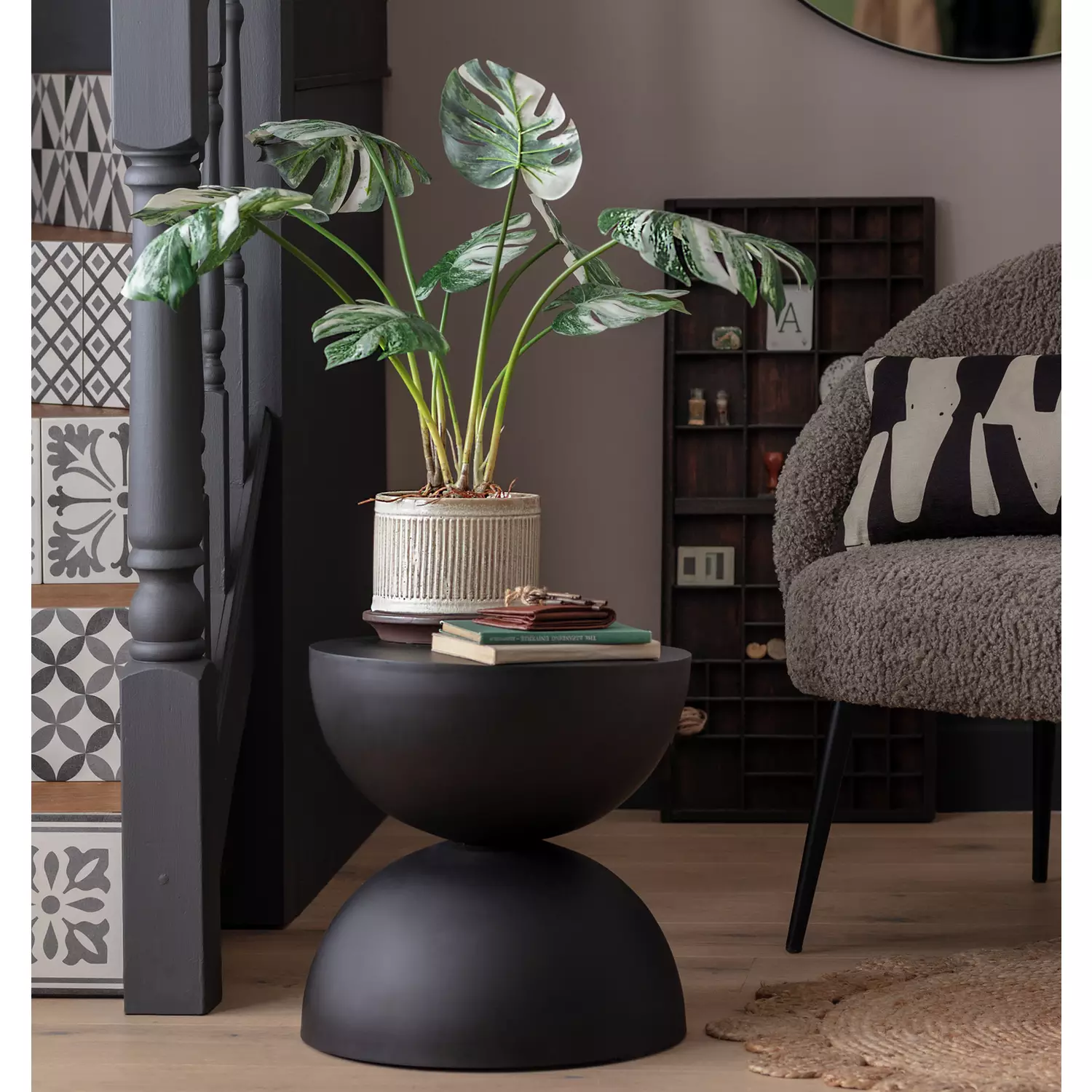 Habitat Zelda Side Table - Black