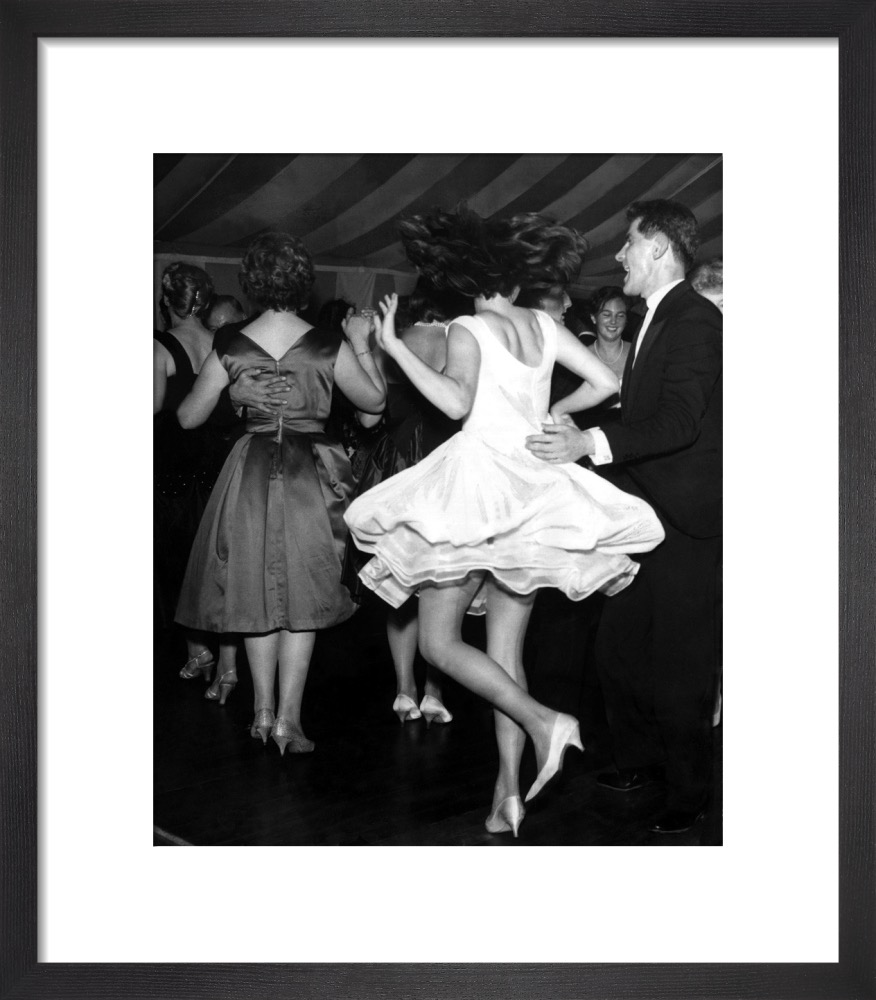 Dancing on Thames boat, 1960 by Mirrorpix - art print from King & McGaw
