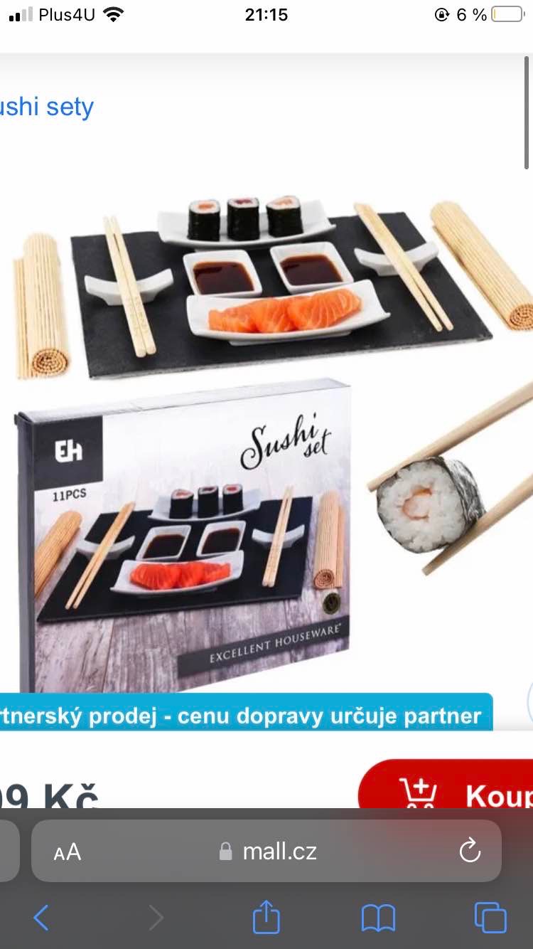 sada na dělání sushi
