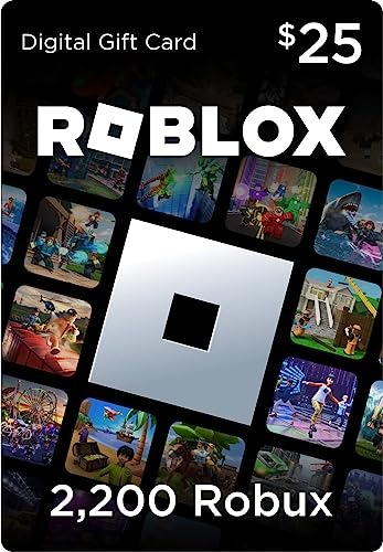 Robux Gift Cards: Unlock Exclusive Virtual Items in $10, $25, and $50!