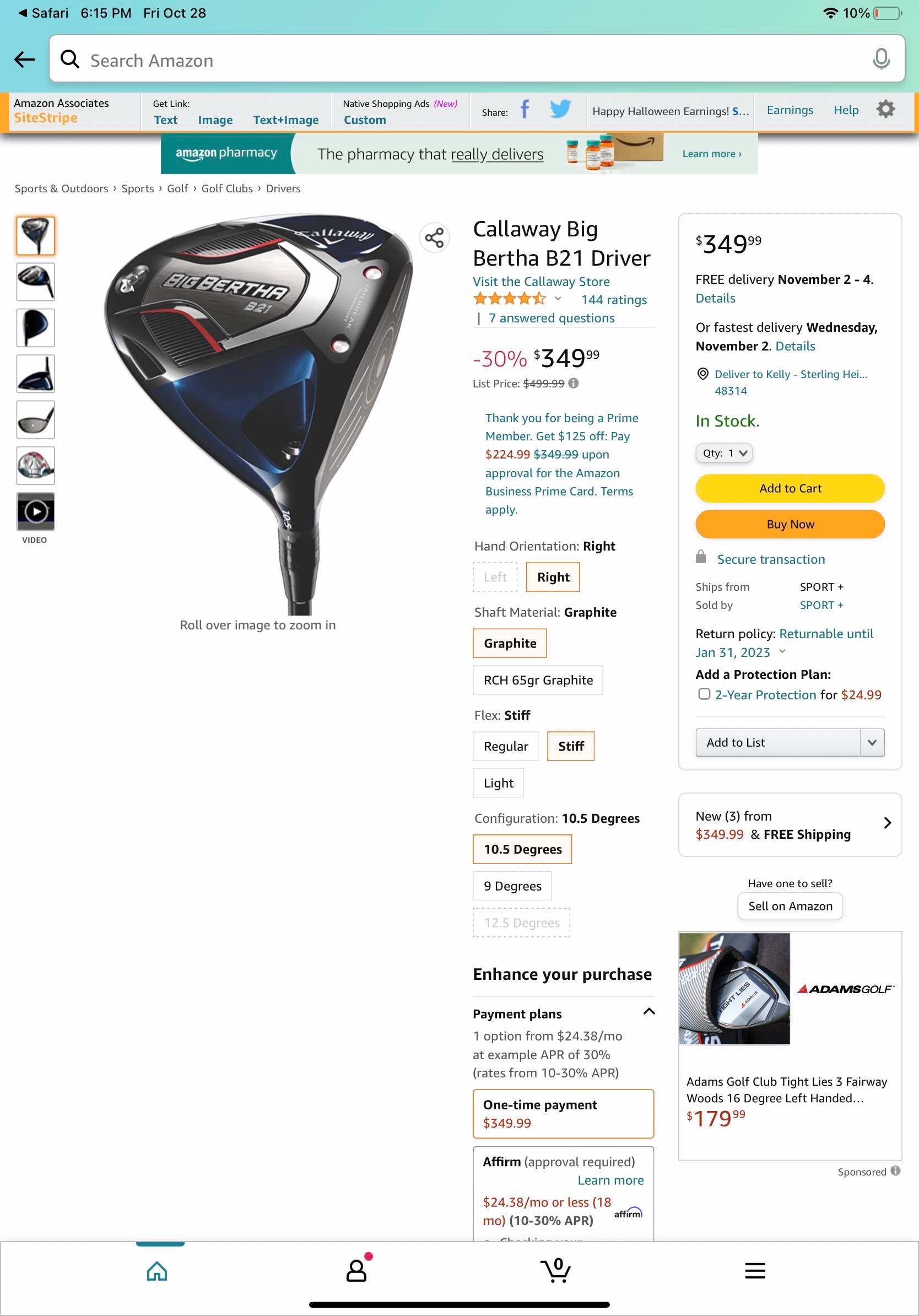 Callaway Big Bertha B21 Driver