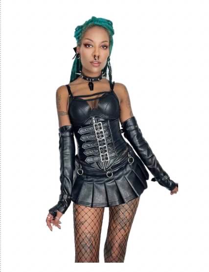 Classic FETISH Waist Cincher in Matte Black Vegan Leather – Lip Service