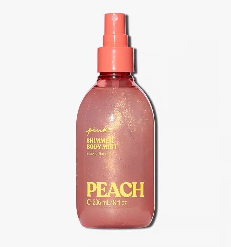 Shimmer Peach Body Mist