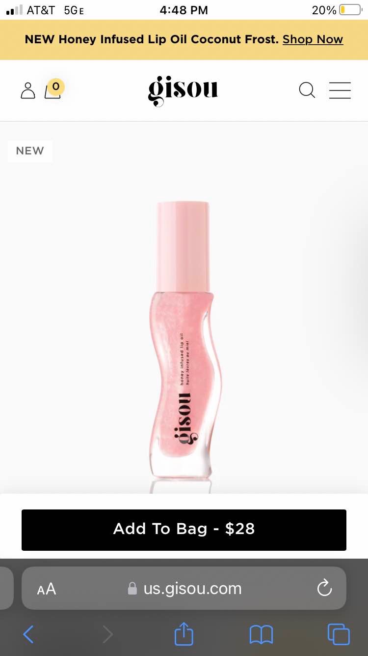 Honey Infused Lip Oil