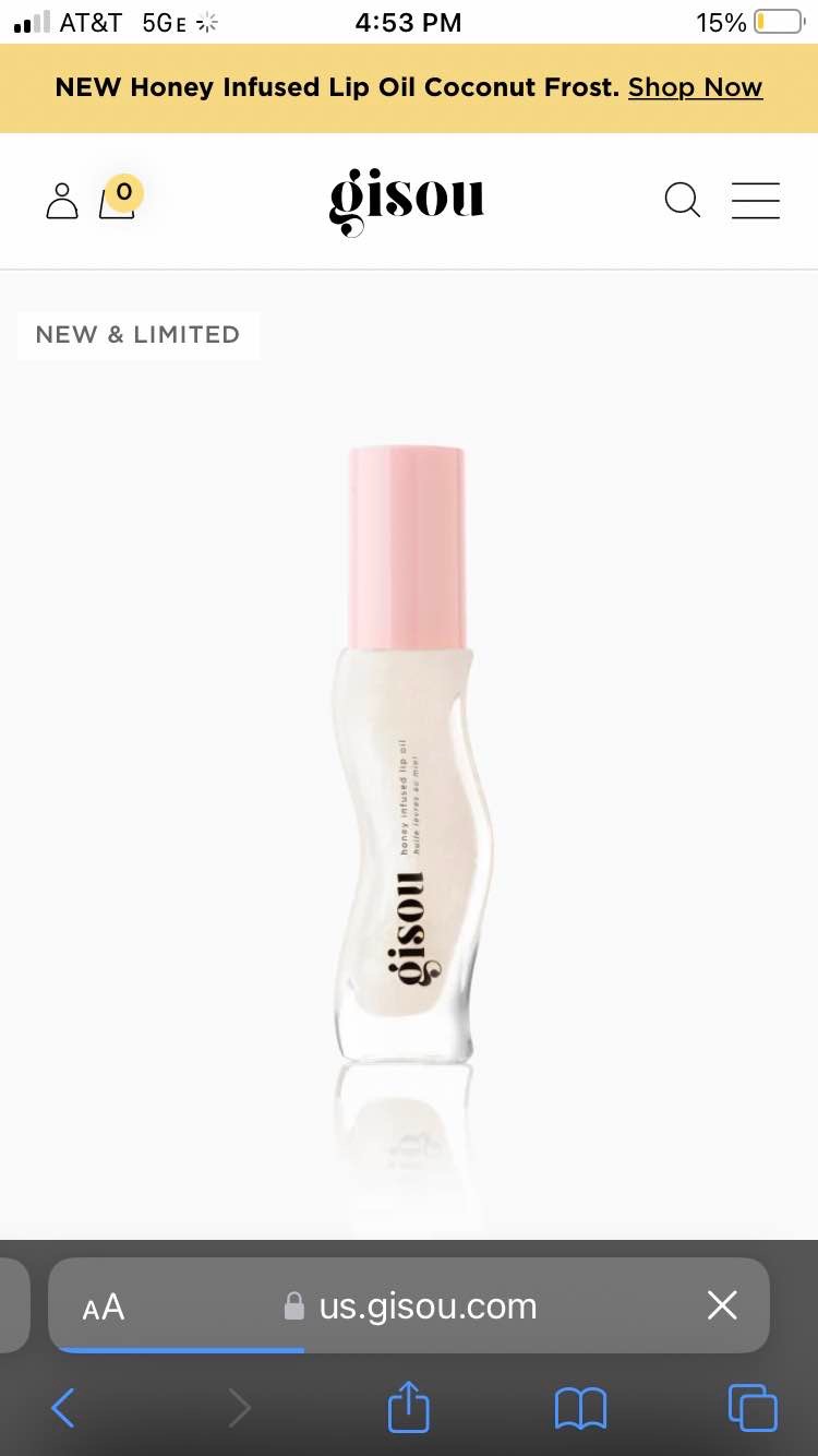 Honey Infused Lip Oil