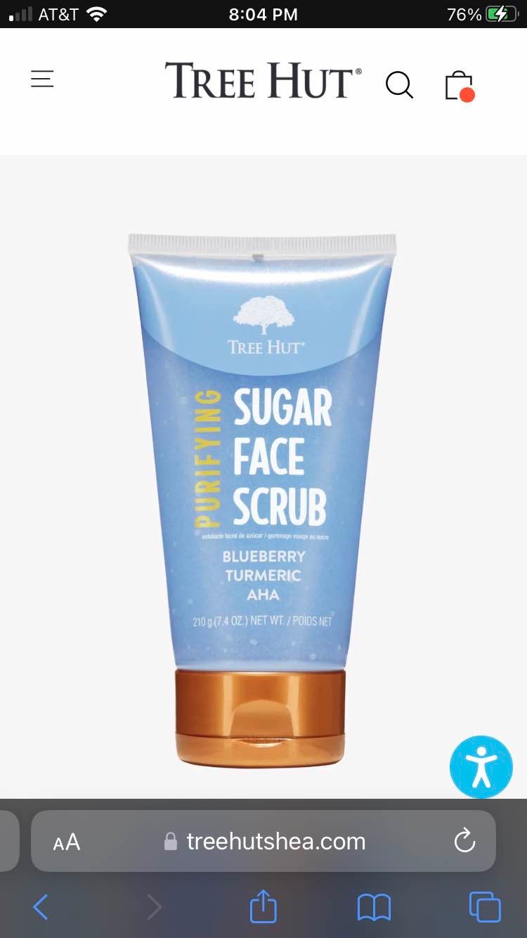 Purifying Blueberry & Turmeric Face Scrub