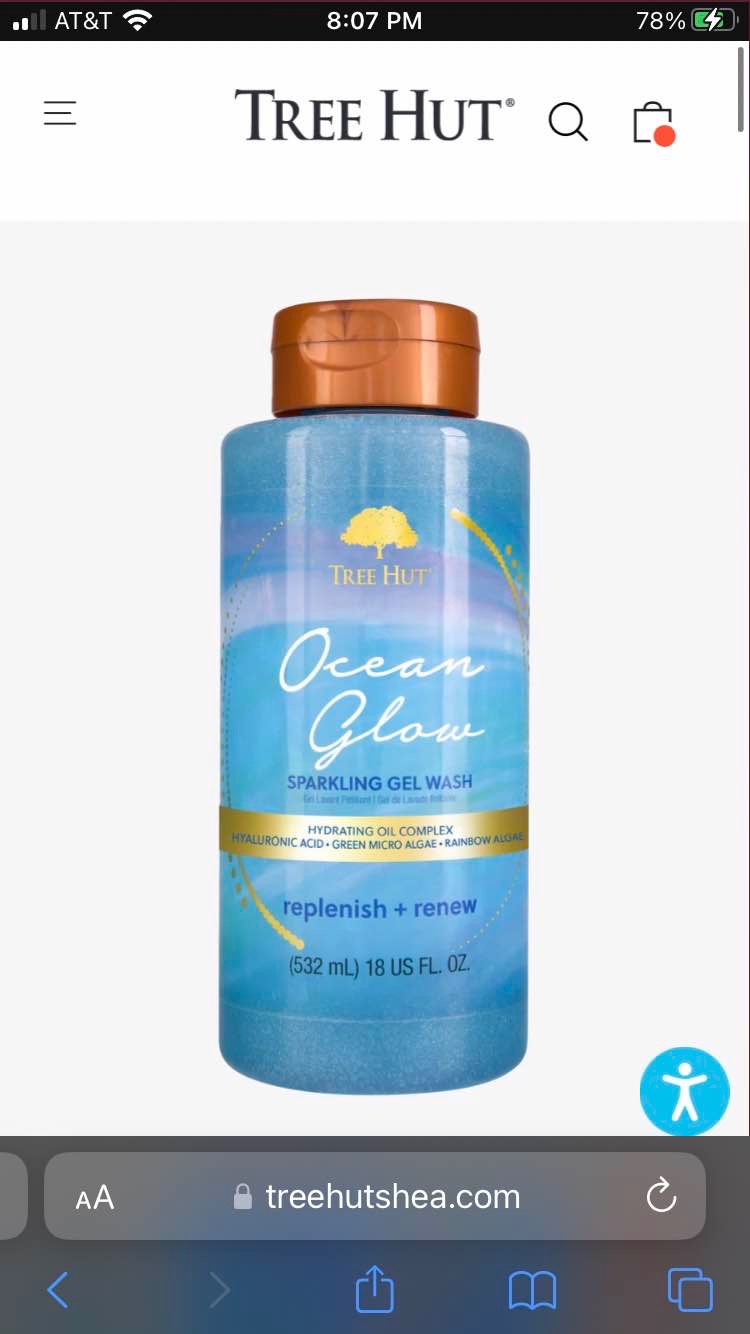 ocean glow foaming gel wash