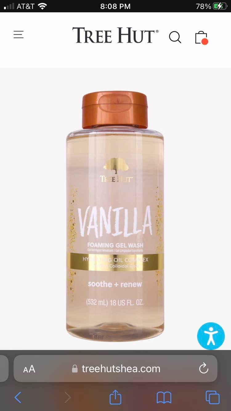 Vanilla Foaming Gel Wash