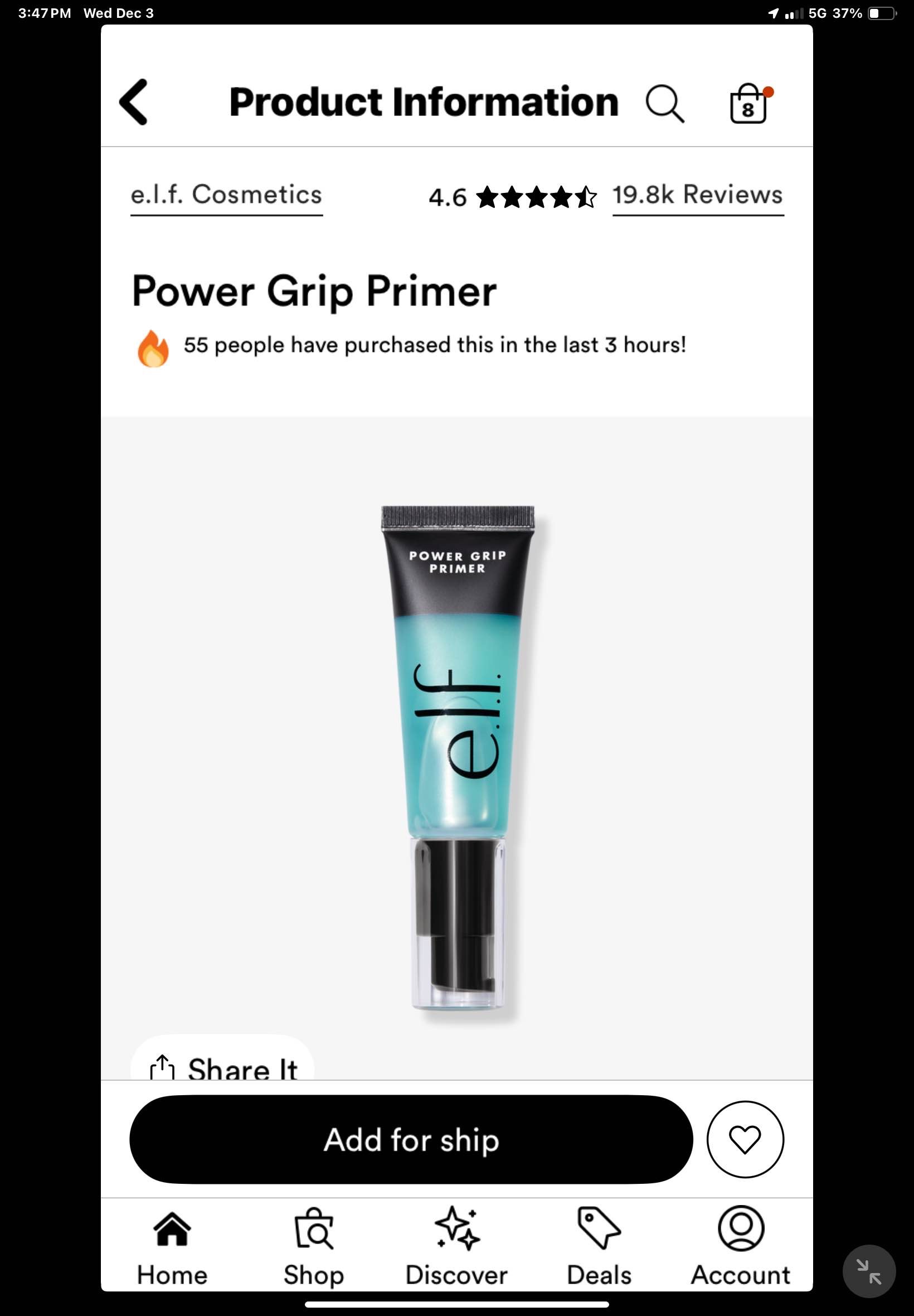 e.l.f. Power Grip Primer