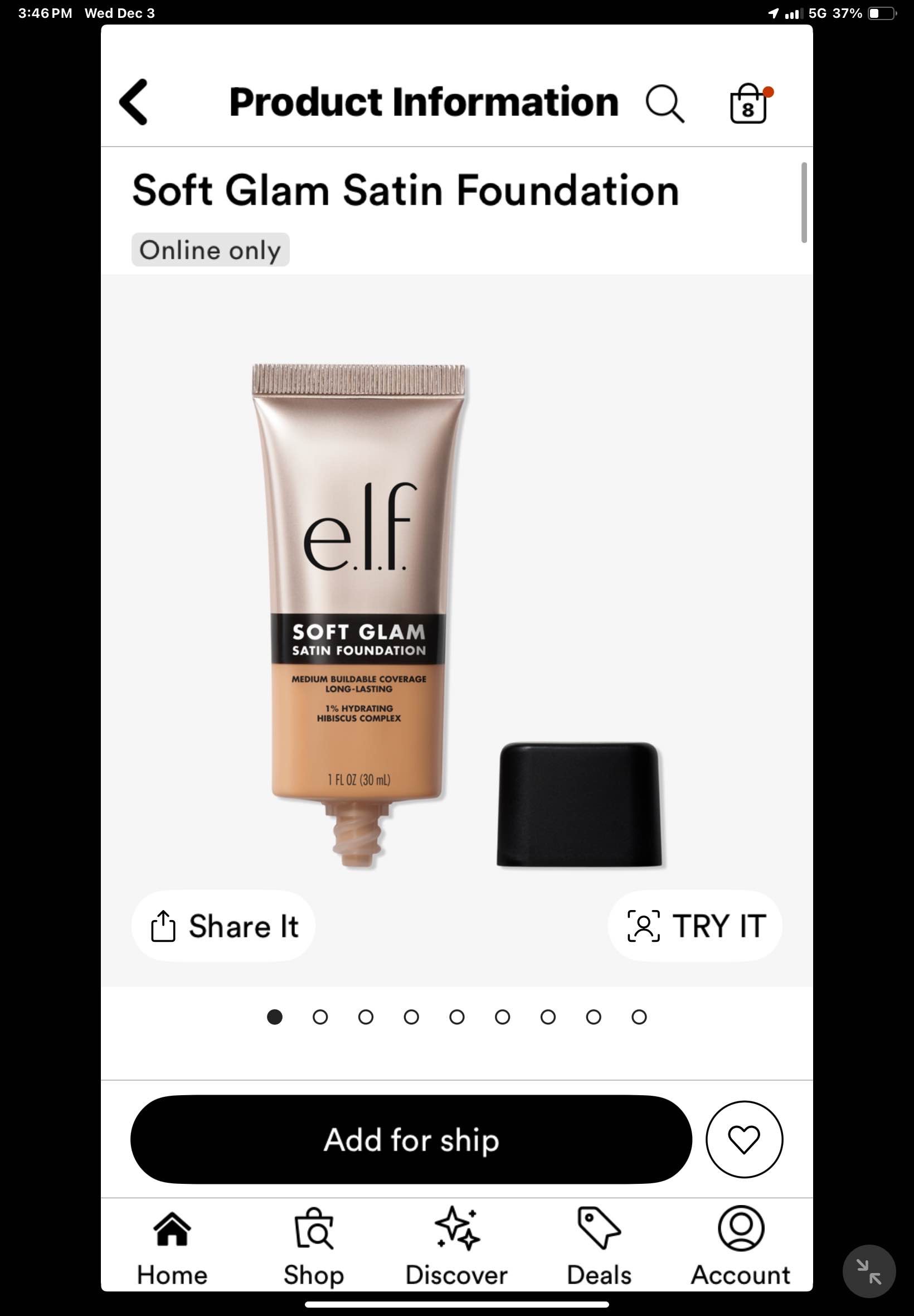 e.l.f. Soft Glam Satin Foundation