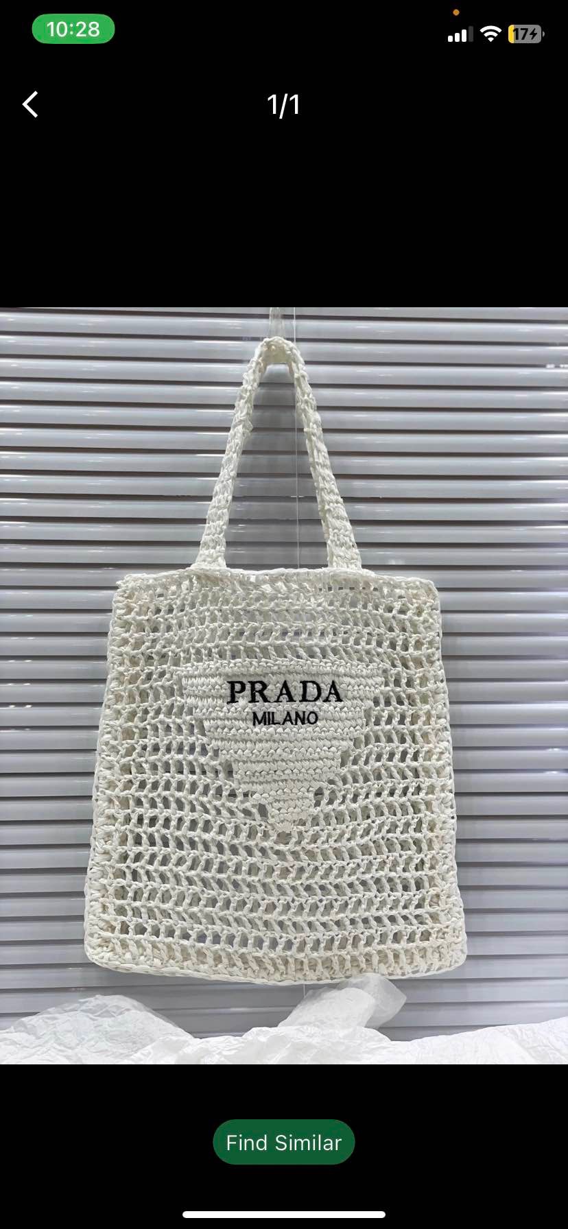 Prada Milano tote bag