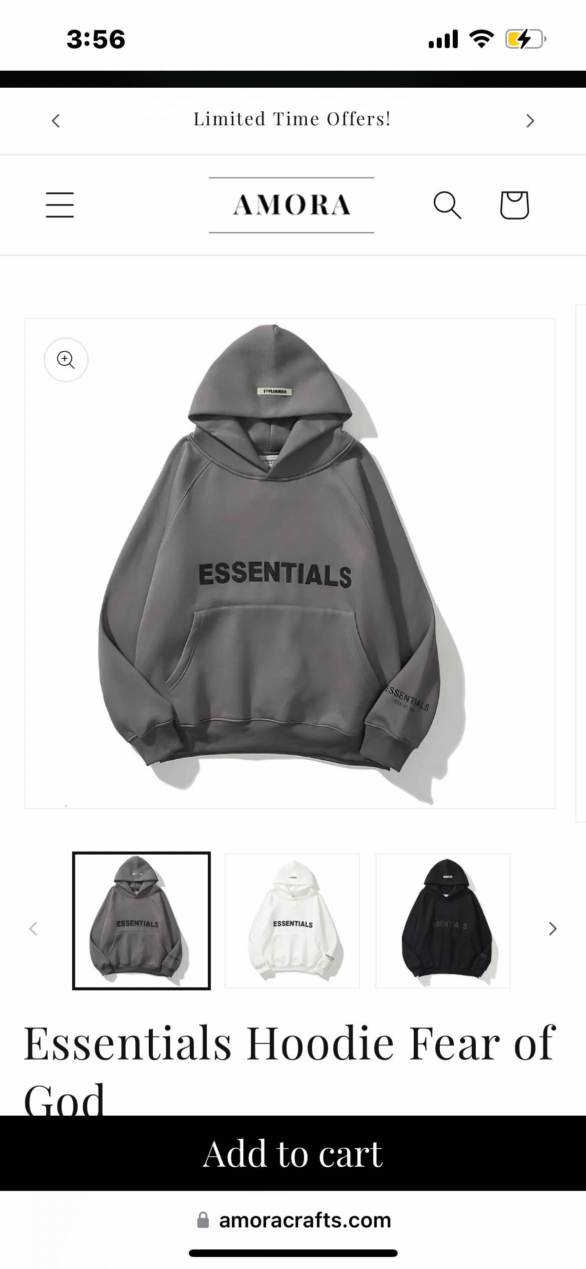 Essentials Hoodie Fear of God