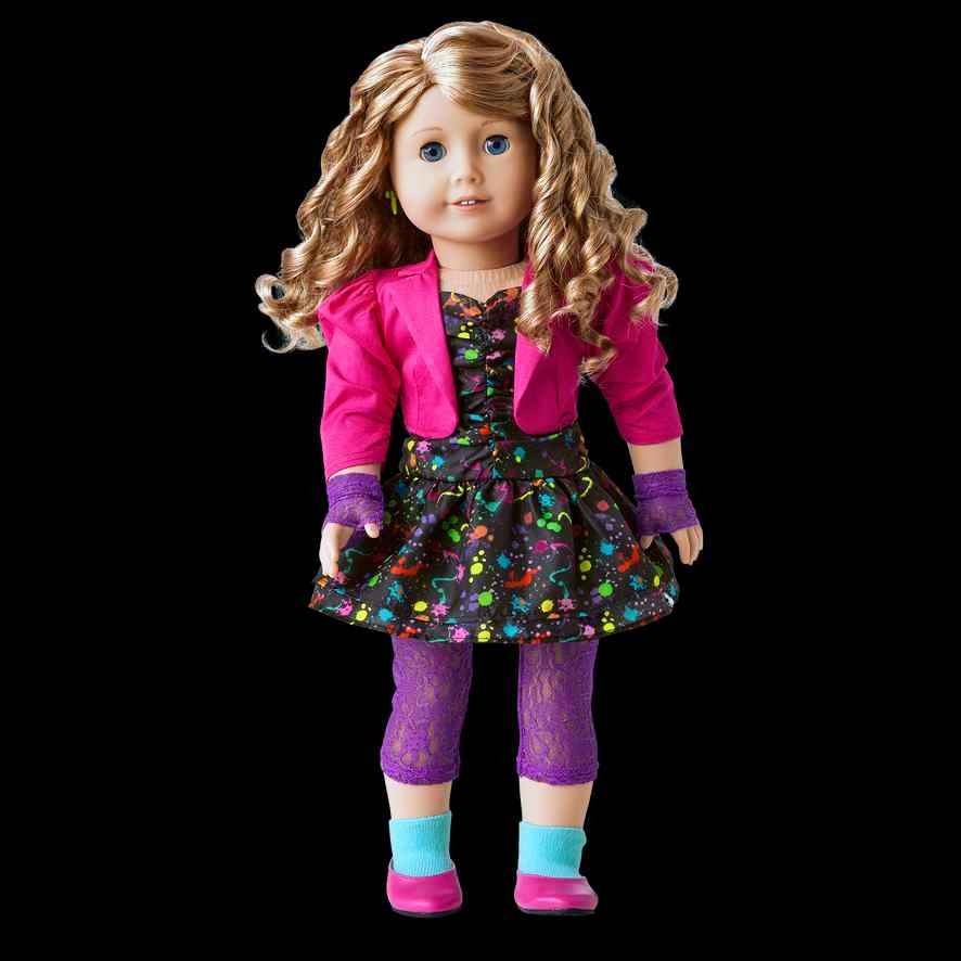 Courtney's™ Splatter Print Dress for 18-inch Dolls