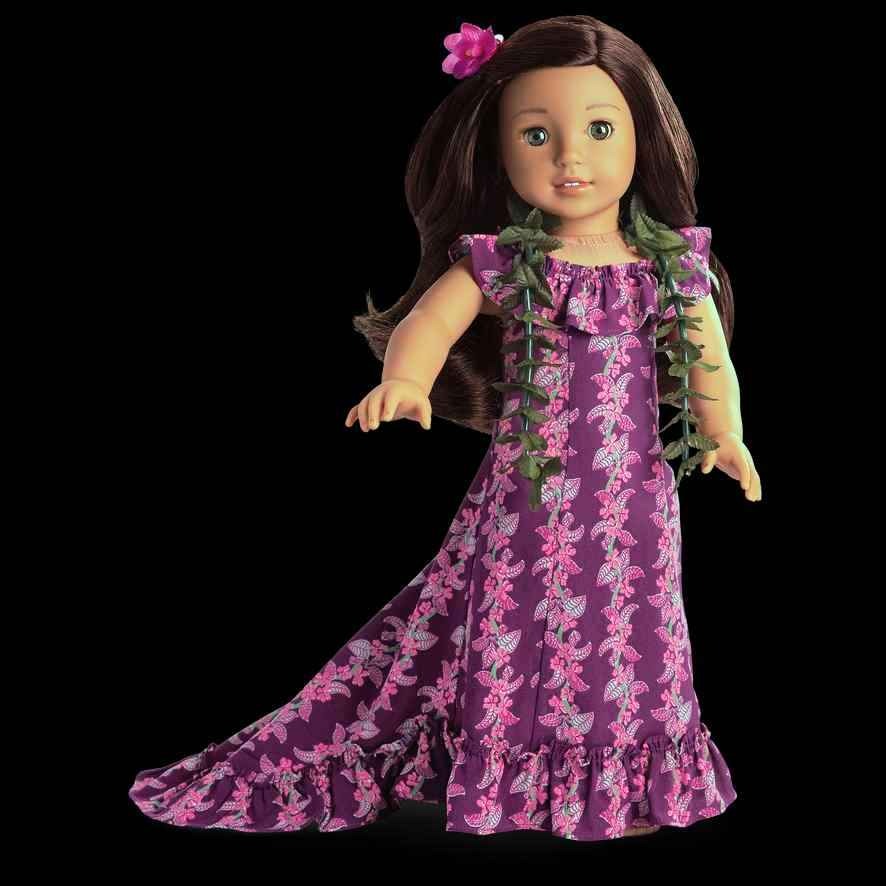 Nanea's Holoku Dress for 18-inch Dolls