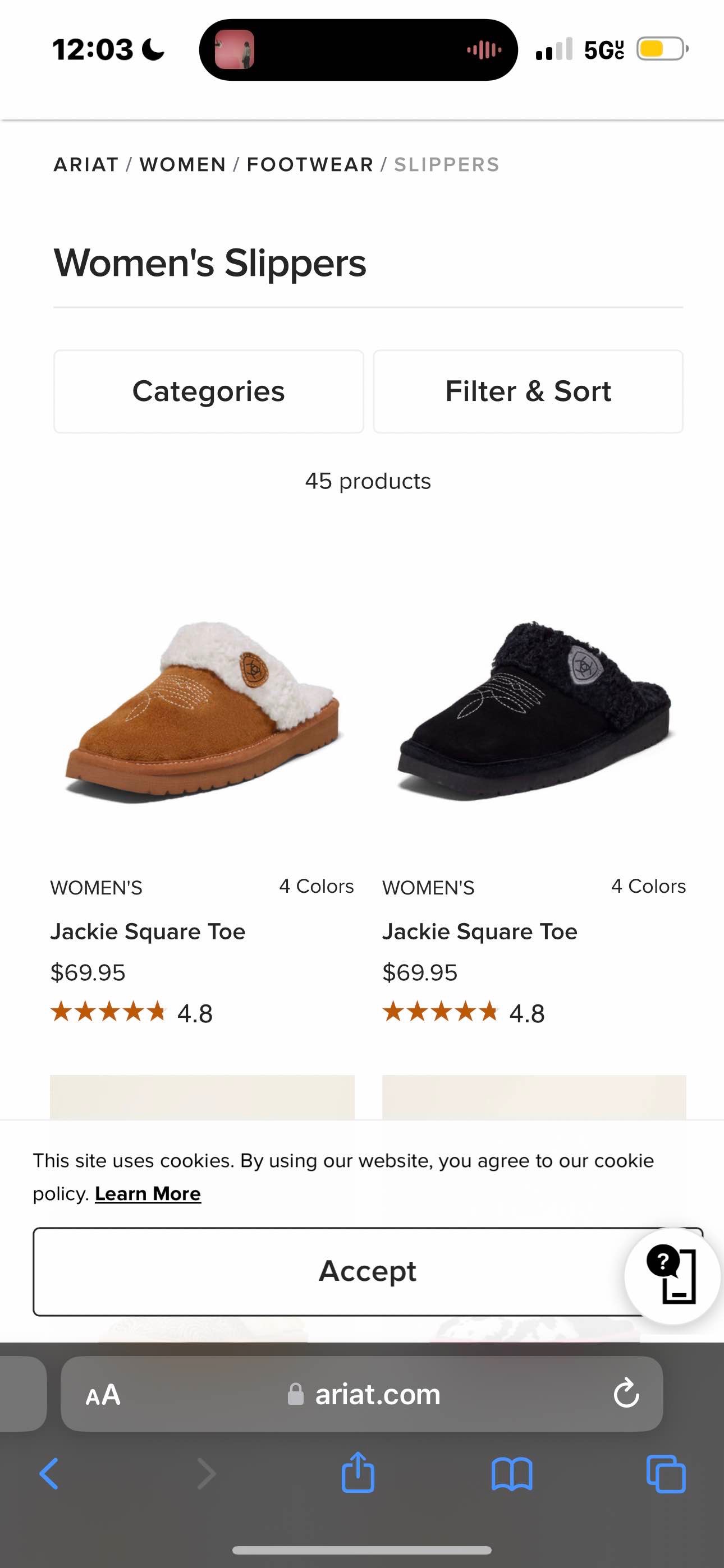 Ariat Women's Jackie Square Toe