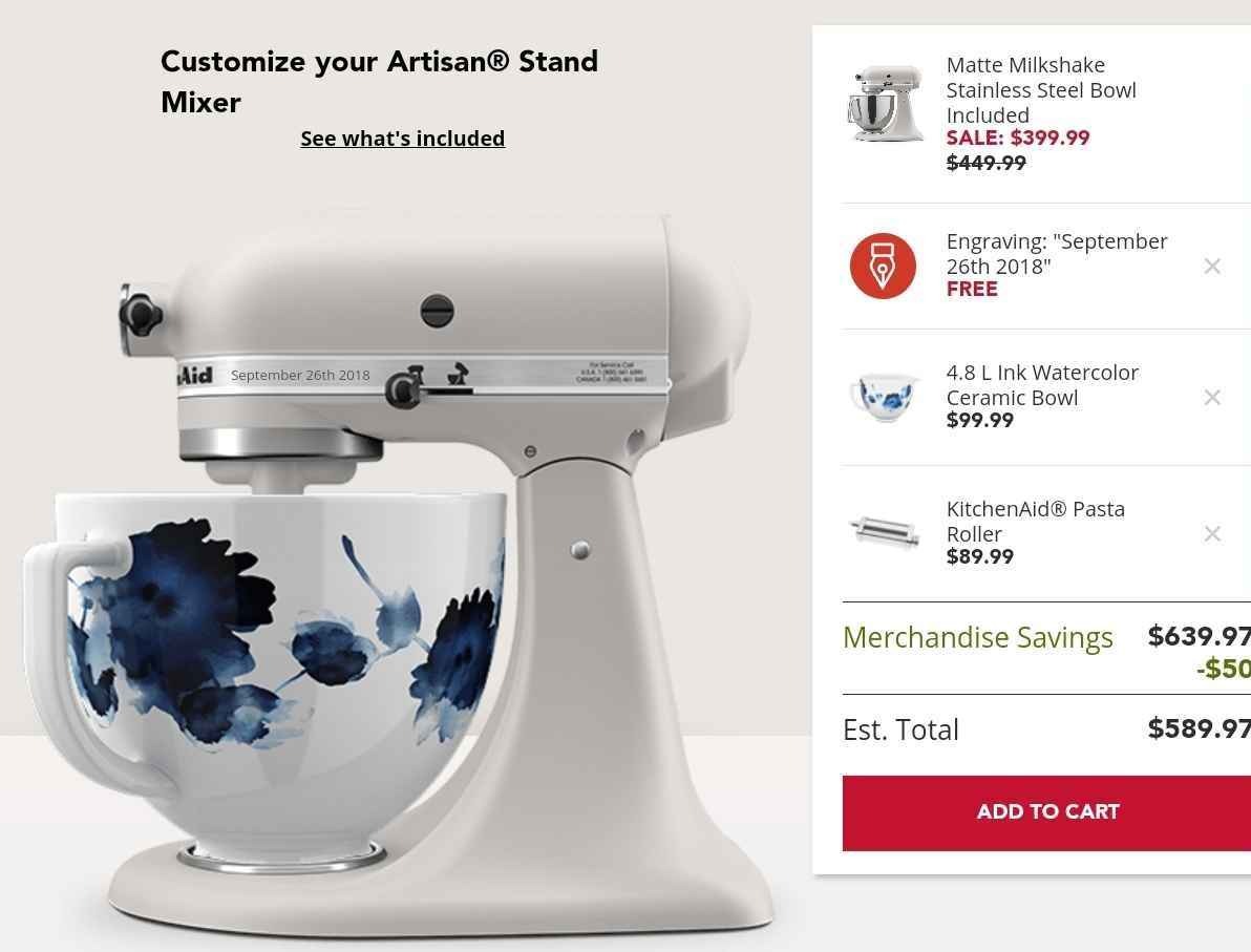 kitchenaid stand mixer