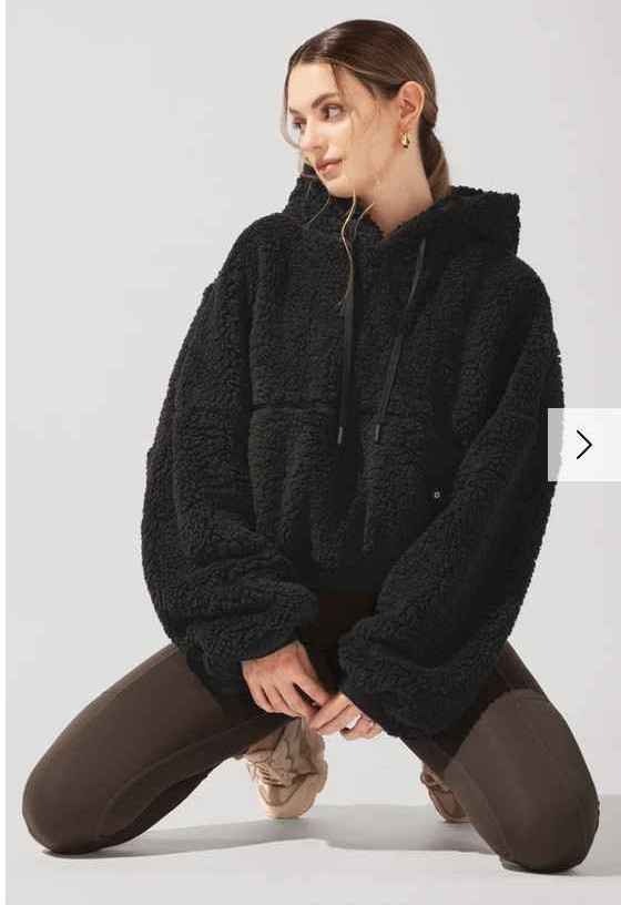 [WOLF] faux sherpa pullover