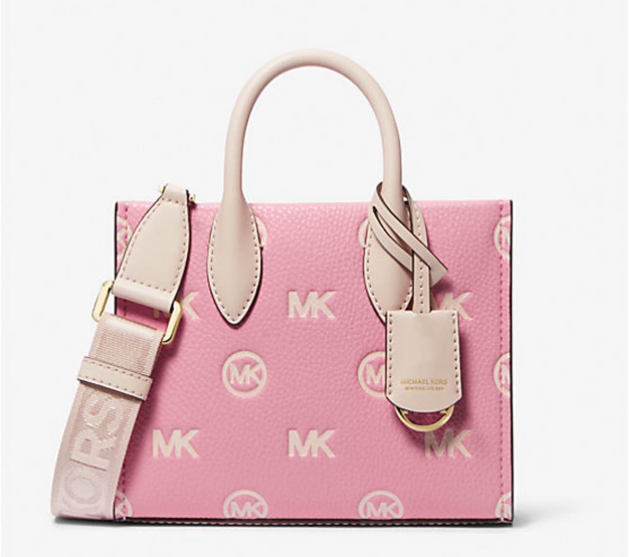 Mirella Extra-Small Logo Embossed Crossbody Bag | Michael Kors
