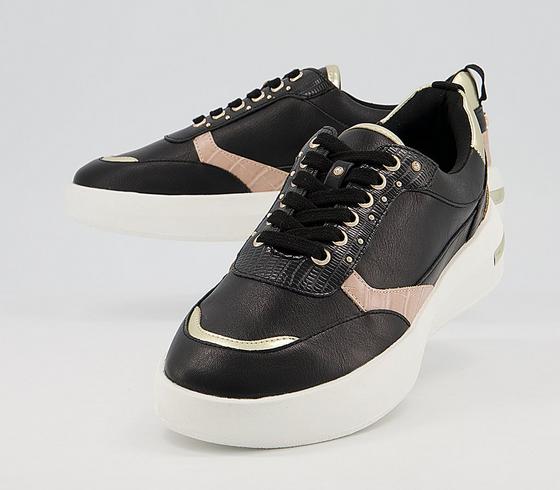 Office Flattering Chunky Lace Up Trainers