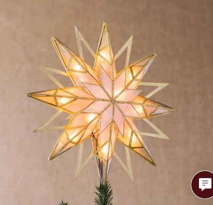 Double-Sided Starburst Tree Toppers