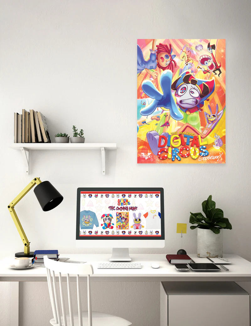 (SIGNED) ‘THE AMAZING DIGITAL CIRCUS’ POSTER - Glitch Productions