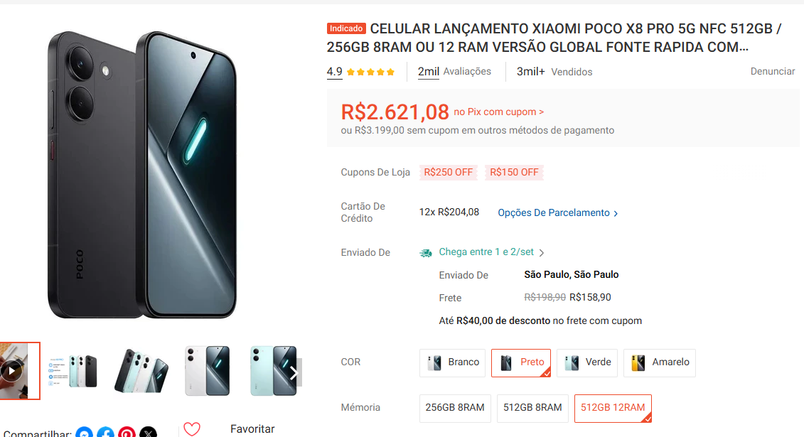 Celular Xiaomi Poco