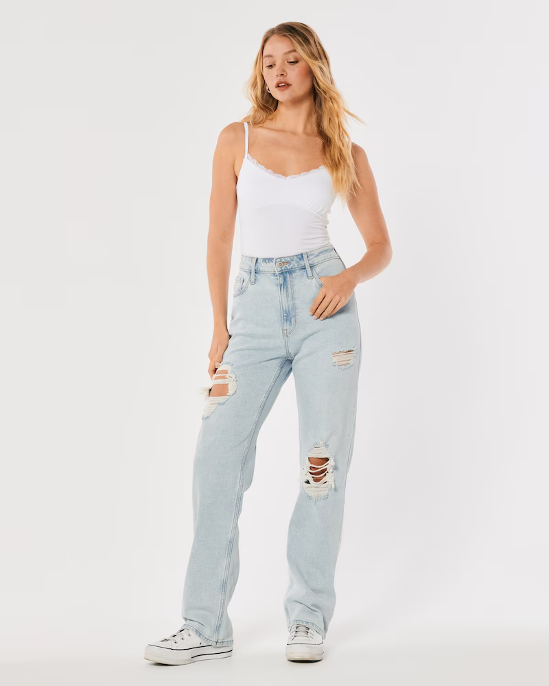 ULTRA HIGH-RISE DAD JEANS