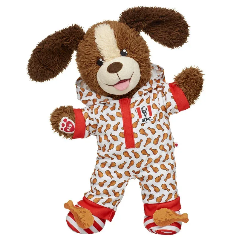 Playful Pup Stuffed Animal KFC Pajamas Gift Set