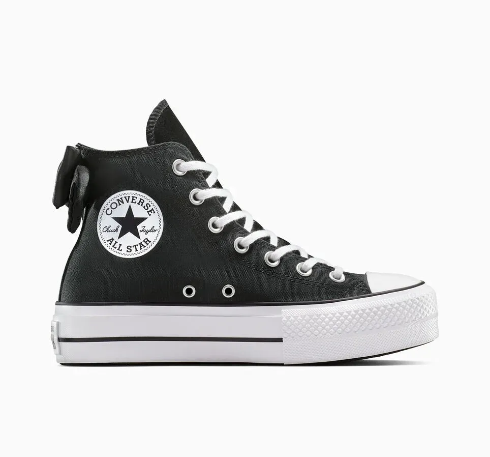 Chuck Taylor All Star Lift Platform Bows Black