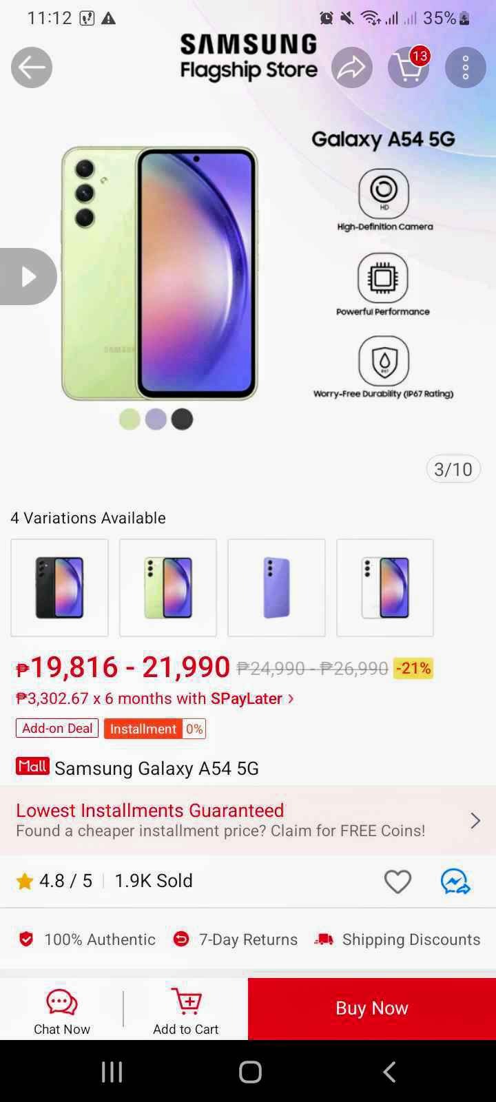 Samsung Galaxy A54 5G